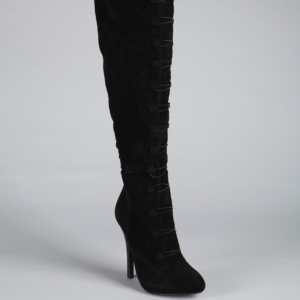 N.Y.L.A Sosa Knee High Suede Boots